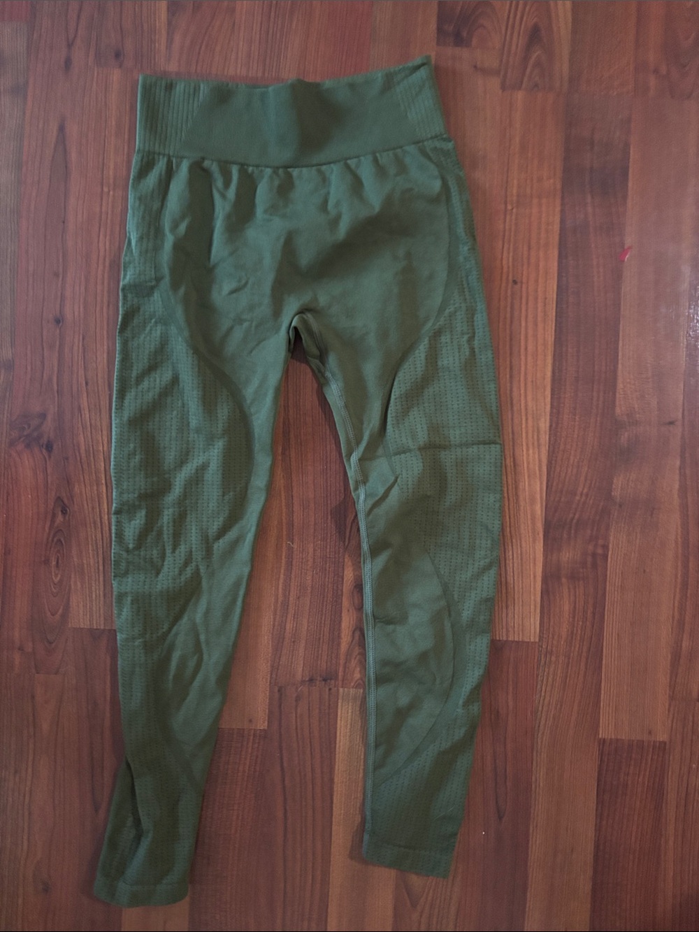 High-Waist Olive Green Leggings - perfect for gym, workout or every day